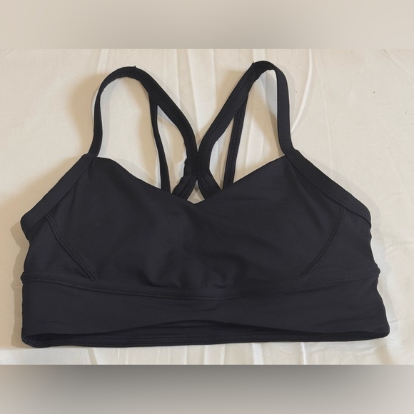 lululemon athletica Tops - Lululemon Athletica Black Sports Bra with Racerback Design